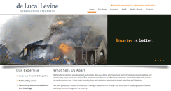 Desktop Screenshot of delucalevine.com