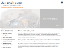 Tablet Screenshot of delucalevine.com